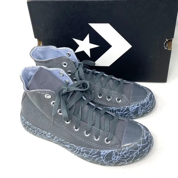 Converse CTAS CX High Top Sneakers Iron Gray For Women's Canvas Shoes A03236C