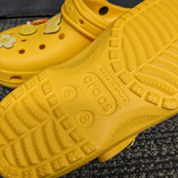 Crocs Classic Clog x Justin Bieber 'Drew House' Edition Yellow Size 8 Women