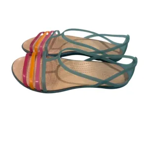 Crocs Isabella Womens Strappy Jelly Slip On Sandals Size 9