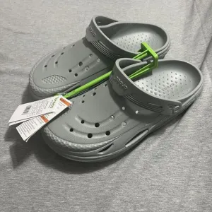 Crocs Unisex Off Grid Clog - Light Grey M 10 W 12 Streetwear Comfort Shoes