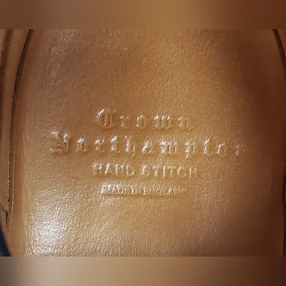 Crown Northampton  Harlestone Derby  Ink Horween Buffalo Leather  UK Size 6