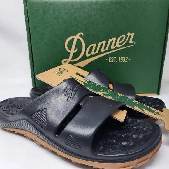 Danner 36440 Men's Shelter Cove Black Lightweight Camp Slip-On Sandals