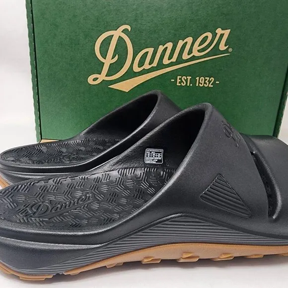 Danner 36440 Men's Shelter Cove Black Lightweight Camp Slip-On Sandals