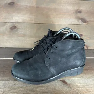 dansko joy womens size 38 shoes black leather comfort chukka boots
