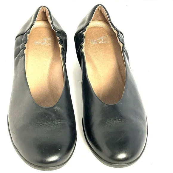 Dansko Womens  Kira 2720500200 Size EU 41 US 10-10.5 Black Leather Comfort Shoes
