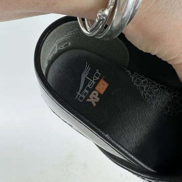 Dansko XP 2.0 women's size 9 silver swirl classic slip on minimalist office clog