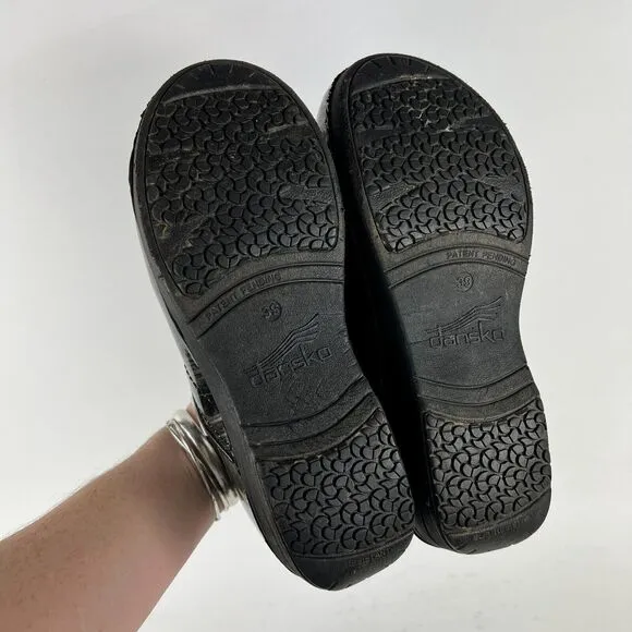 Dansko XP 2.0 women's size 9 silver swirl classic slip on minimalist office clog