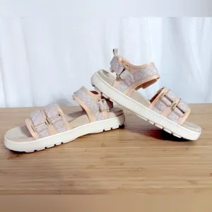 Defyer Women's G-Defy Café Sandal in Brown Cafe, Sz 9