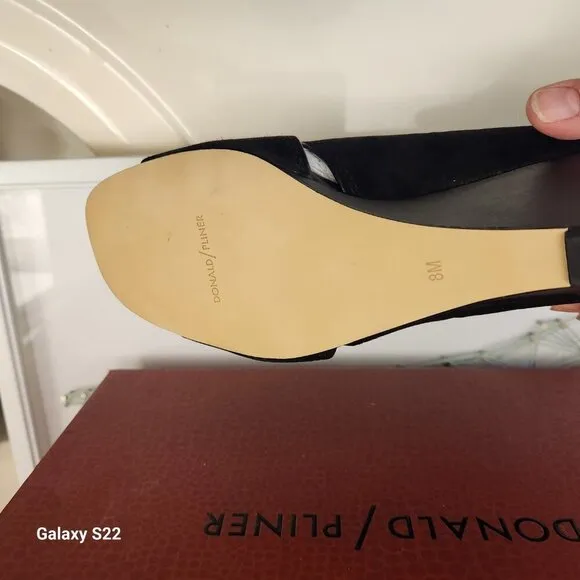 Donald J Pliner SILA 2 Black Wedge Sandals. NIB. Size: various