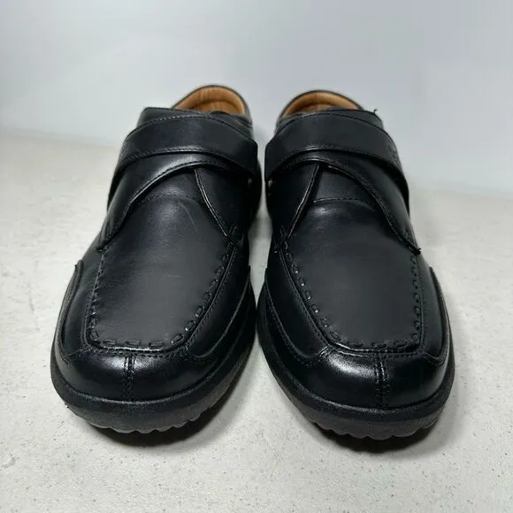 Dr Comfort Frank Black Leather Diabetic Orthopedic Shoes Mens Shoe SIZE 10W