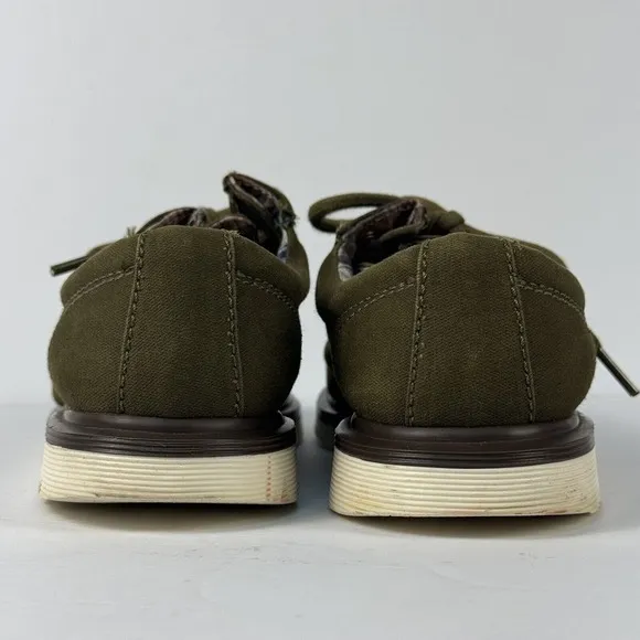 Dr. Martens Regan Mens Green Canvas Shoes Size 7 Mens - 9 Women's EUC!
