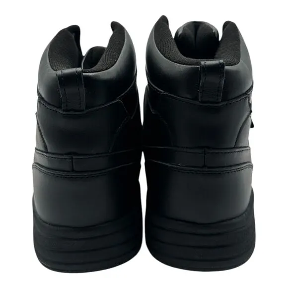 Drew Pulse Boots Mens Sz 6E Extra Wide Black Leather Ankle Support Shoes 40794