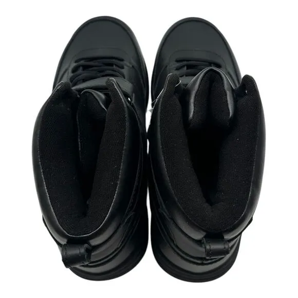 Drew Pulse Boots Mens Sz 6E Extra Wide Black Leather Ankle Support Shoes 40794