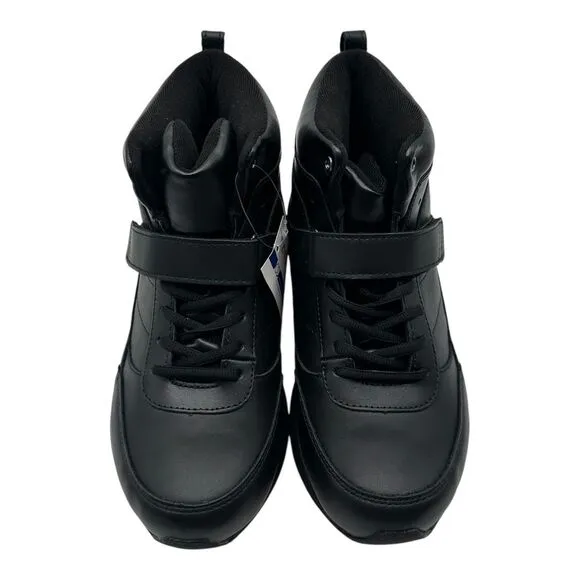 Drew Pulse Boots Mens Sz 6E Extra Wide Black Leather Ankle Support Shoes 40794