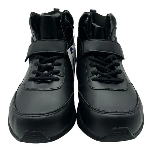 Drew Pulse Boots Mens Sz 6E Extra Wide Black Leather Ankle Support Shoes 40794
