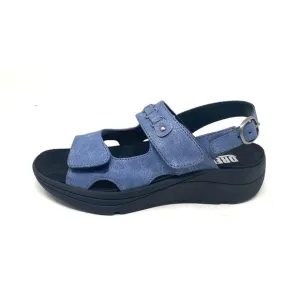 Drew Selina Blue 17203-37 comfort sandals WIDE
