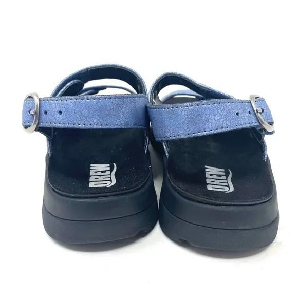 Drew Selina Blue 17203-37 comfort sandals WIDE
