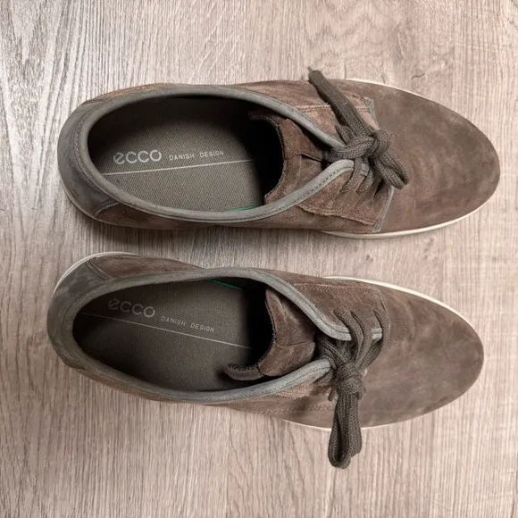 Ecco Collins 2.0 Simple Sneaker Brown Suede Oxford Shoes