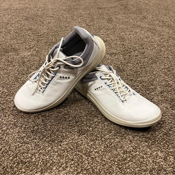 ECCO Core Hydromax Golf Shoes Men’s 43EU 9-9.5US White/Gray Athletic Water Resis