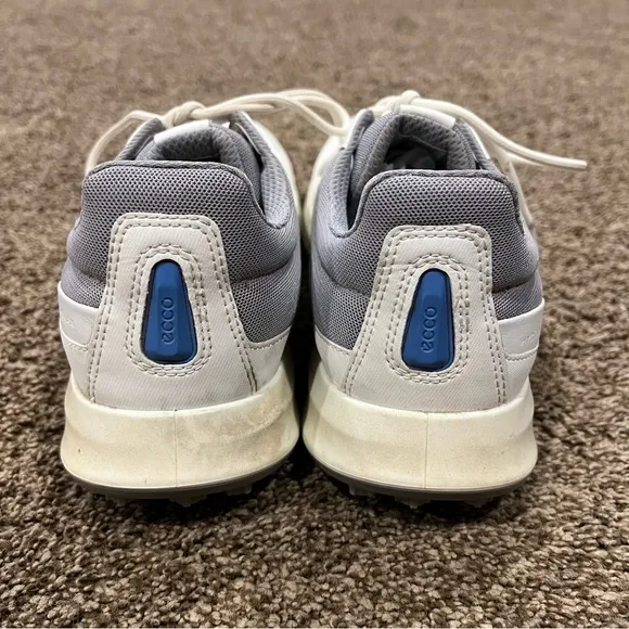 ECCO Core Hydromax Golf Shoes Men’s 43EU 9-9.5US White/Gray Athletic Water Resis