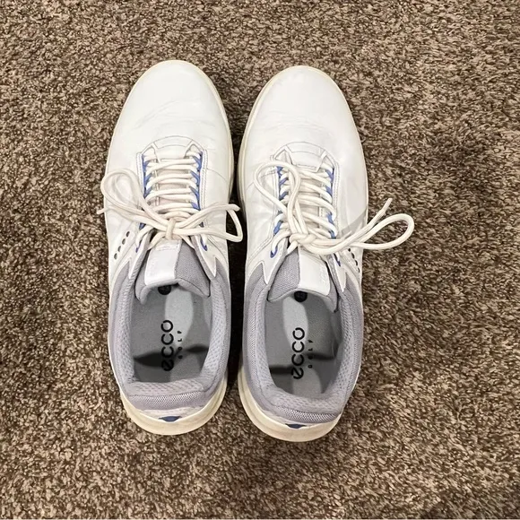 ECCO Core Hydromax Golf Shoes Men’s 43EU 9-9.5US White/Gray Athletic Water Resis