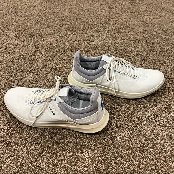 ECCO Core Hydromax Golf Shoes Men’s 43EU 9-9.5US White/Gray Athletic Water Resis