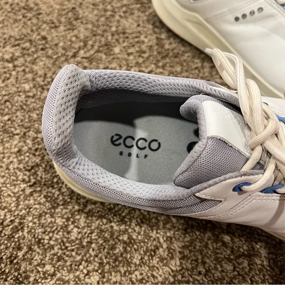 ECCO Core Hydromax Golf Shoes Men’s 43EU 9-9.5US White/Gray Athletic Water Resis