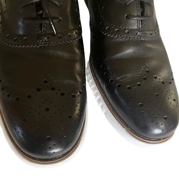 ECCO ST.1 Hybrid Zero Grands Black Leather Oxford Size 9
