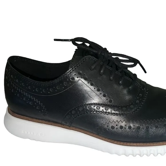 ECCO ST.1 Hybrid Zero Grands Black Leather Oxford Size 9