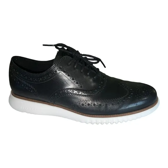 ECCO ST.1 Hybrid Zero Grands Black Leather Oxford Size 9