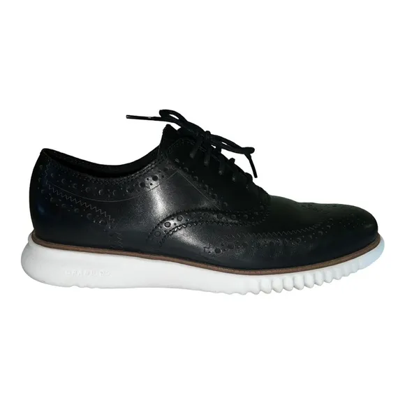 ECCO ST.1 Hybrid Zero Grands Black Leather Oxford Size 9