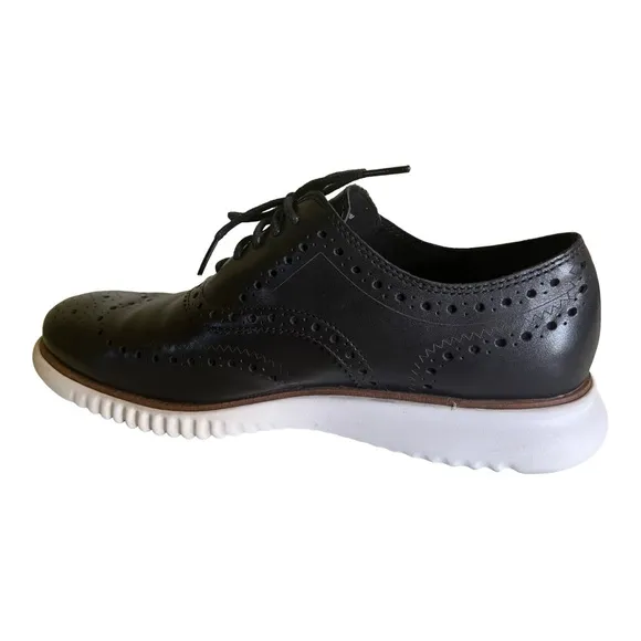 ECCO ST.1 Hybrid Zero Grands Black Leather Oxford Size 9
