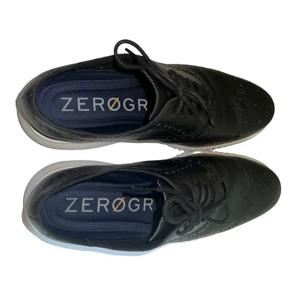 ECCO ST.1 Hybrid Zero Grands Black Leather Oxford Size 9