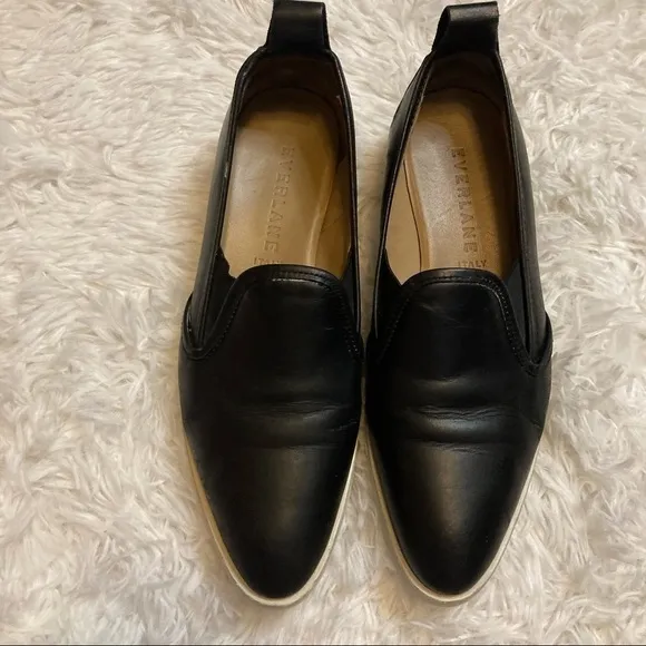 Everlane Black the Leather Street Shoe