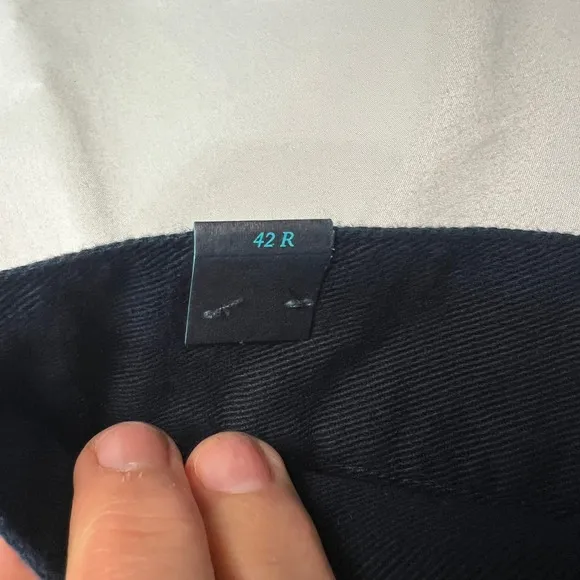 Façonnable Gabardine 5 Pocket Trousers Button Fly Casual Everyday Size 42 40x35