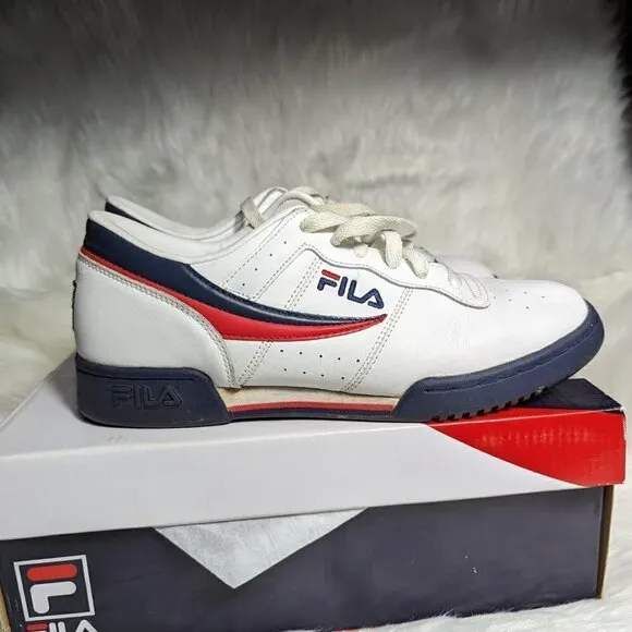 Fila Men's Original Fitness 11F16LT-150 White Lace Up Sneaker Shoes Size 9