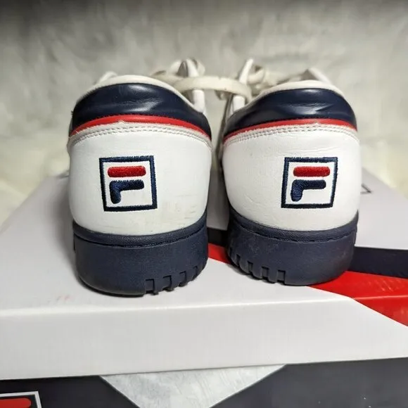 Fila Men's Original Fitness 11F16LT-150 White Lace Up Sneaker Shoes Size 9