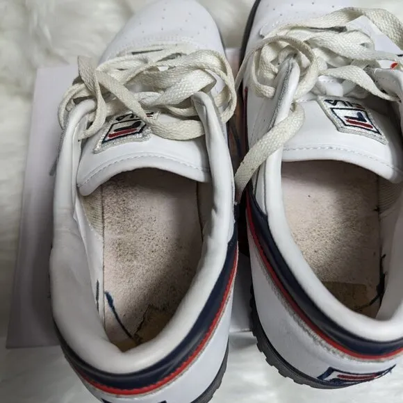 Fila Men's Original Fitness 11F16LT-150 White Lace Up Sneaker Shoes Size 9