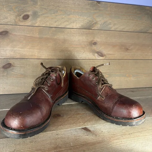 Filson mens size 11 shoes brown leather lace up comfort oxfords