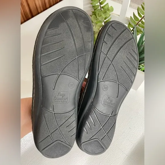 Finn Comfort Brown Leather Sandals