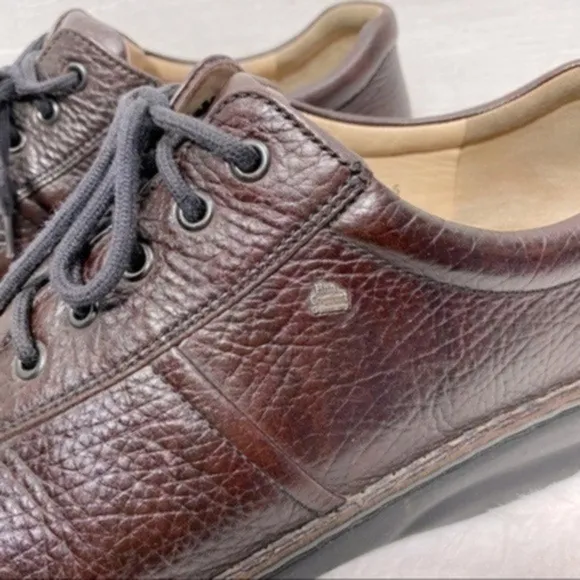 FINN COMFORT Dijon Oxfords Lace-up Comfort Shoes - Brown Leather Size 11 W