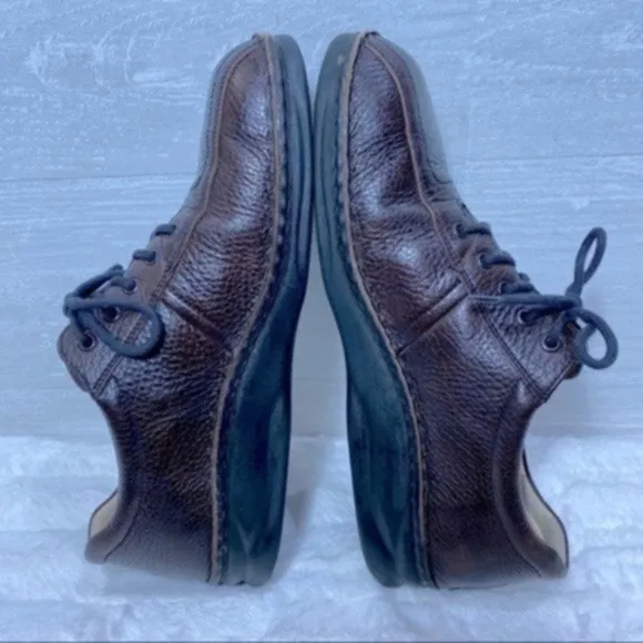 FINN COMFORT Dijon Oxfords Lace-up Comfort Shoes - Brown Leather Size 11 W