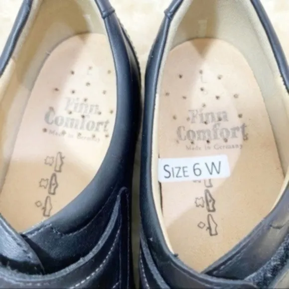 Finn Comfort Galway Black shoes size 6UK/8US