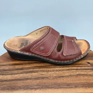 Finn Comfort Jamaica Sandals Women's 9 US 40 EU Brown Leather Double Strap Wedge