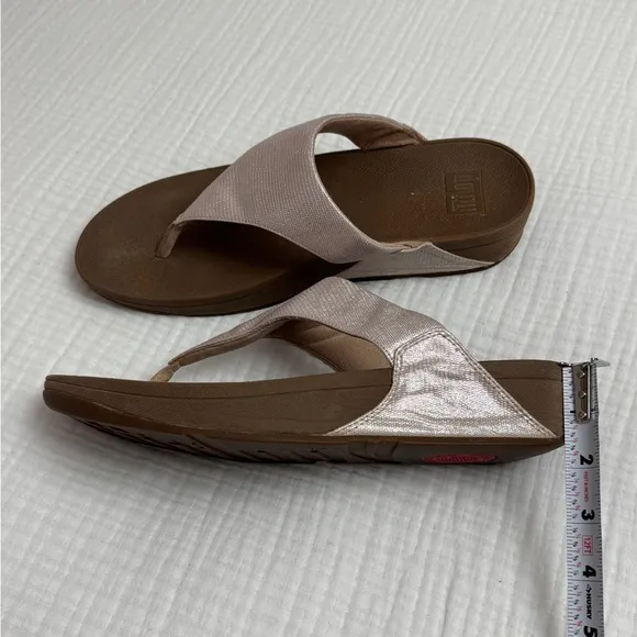 FITFLOP Womens LULU Cream Sandals Summer Classic Comfort Size US 11