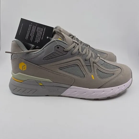 Fitville Shoes Mens Size 12W Gray Reboundcore Wide Walking Comfy NWOB Recovery