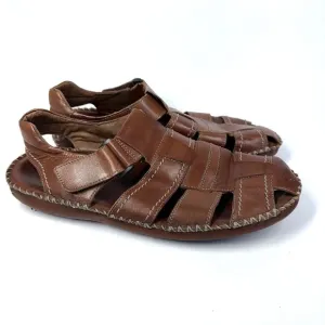 FLORSHEIM Fisherman Men's US Size 12 M Brown Leather Comfort Sandals Shoes
