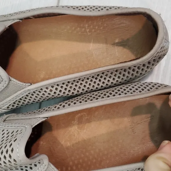 Frye Womens Comfort Slip On Leather Flats shoes sz 10M