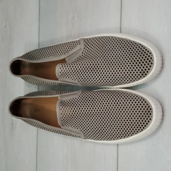 Frye Womens Comfort Slip On Leather Flats shoes sz 10M