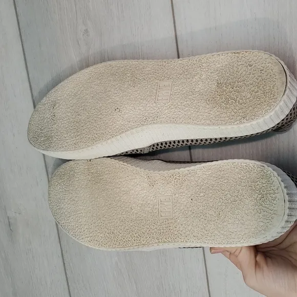 Frye Womens Comfort Slip On Leather Flats shoes sz 10M